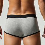 2 Pack Men’s Soft & Breathable Trunks with Supportive Pouch