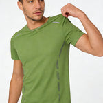 Men's Quick-Dry Active Relaxed Fit Workout Ready Skin-Friendly T-Shirt