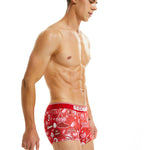 2 Pack Men's Supportive Pouch Anti-Chafing Comfy Waistband Soft Trunks