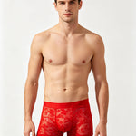 3 Pack Men's Mulberry Silk 10A Antibacterial High Elastic 3D Pouch Trunks