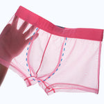3 Pack Men's Invisible & Mesh Breathable Cooling Touch Trunks
