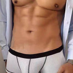 3 Pack Men's Ultra-Thin Cooling Large Supportive Pouch Breathable Low-Rise Trunks
