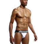 2 Pack Men's Low-Rise Sexy Ice Silk Seamless Comfort Anti-Odor Jockstrap