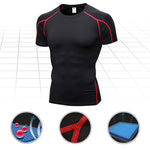 Men’s Simple Tight Short Sleeve