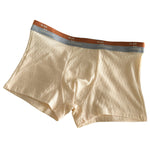 4 Pack Men's Pure Cotton Antibacterial Ultra-Soft Skin-Friendly Stretch Trunks