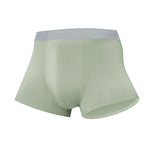 2 Pack Men's Seamless Comfort Stretch Fabric Breathable Modern Fit Solid Color Trunks