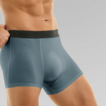 4 Pack Men's Silky Thin Seamless Trunks