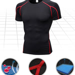 Men's PRO Compression Stretch Fit Quick-Dry Training Lightweight Tops & Tights