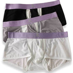 3 Pack Men's Supportive Pouch Lightweight Antibacterial Cooling Trunks