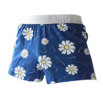 2 Pack Men's Pure Cotton Shape-Retaining Trendy Prints Mid-Rise Boxers Shorts