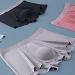 Men's Seamless Trunks with Organic Latex Support Cup