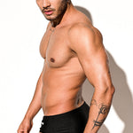 Men’s Shiny Solid Color Swim Briefs