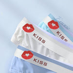 3 Pack Men's Ice Silk Sexy U-Shaped Pouch Kiss Thong