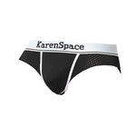 3 Pack Men's Low-Rise Mesh Supportive Fit Stretch Fit Basic Briefs