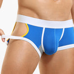 2 Pack Men's Soft Cotton Three-Hole Trunks