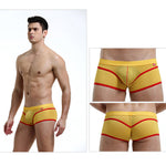 2 Pack Men's Odor-Control Breathable Mesh with U-Pouch Design Trunks