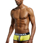 2 Pack Men's Workout Ready Color-Block Sporty Cut Odor-Control Jockstraps