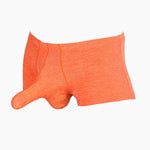 7 Pack Men's Solid Color Supportive Separated Pouch Seamless Comfort Trunks