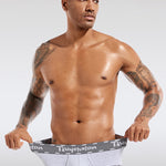 Men's Threaded Fabric Pouch Trunks With Fly