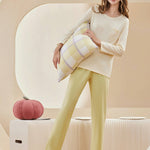 Comfortable Modal Cotton Long Sleeve Couple Pajama Set