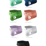 3 Pack Men's Seamless Comfort Sporty Cut Stretch Fit Briefs