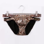 2-pack Men's Snake Print Hollow Briefs