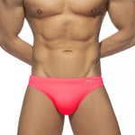 Men’s Solid Color Swim Briefs with Removable Pad