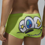 2 Pack Men's Cartoon Print Low-Rise Trunks – Seamless & Lightweight Fit