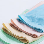4 Pack Men's Ice Silk Antibacterial Mid-Rise Seamless Comfort Trunks
