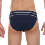 2 Pack Men's High-Stretch Rainbow Sports Comfort Bikini