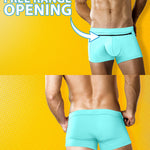 Men's Zippered Pocket Swim Brief And Trunk