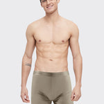 3 Pack Men's Ultra-Soft Ice Silk Seamless Comfort Stretch Boxers Briefs