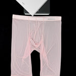Men's Semi-Transparent Sexy Sporty Seamless Comfort Stretch Midway Briefs