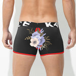 2 Pack Men's Sexy Modal Trunks with Open Front & Back and Removable Pouch