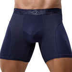 Men's Long Anti-Chafing Athletic Boxer Briefs