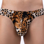 3 Pack Men's Sexy & Bold Animal Print Low-Rise Breathable Briefs