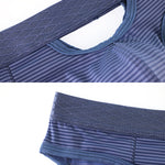 4 Pack Men's Sexy Striped Design Day-Long Comfort Soft-Touch Waistband Bikini