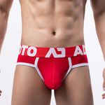 3 Pack Men's Gun and Bullet Separate Large Bag U-Shaped 3D Cut Loose Briefs