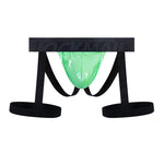 Men's Second-Skin Feel Adjustable Skin-Friendly Chafe-Free Design Shoulder Strap & Jockstrap