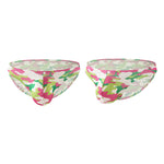 3 Pack Men's Camouflage Print Low-Rise & Sexy Mesh Breathable Briefs