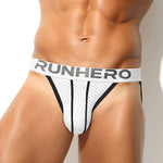 3 Pack Men's High-Cut Mesh Bikini with Contoured Pouch and Tagless Comfort
