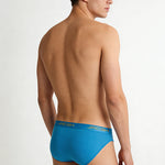 3 Pack Men's Low-Rise High Cut Sexy Supportive U-Pouch Bikini