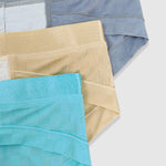 3 Pack Men's Cooling Silktech Briefs - U-Pouch Design & Checkered Antibacterial Lining