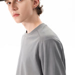 Outdoor Long-Sleeve Sweat-Wicking Quick-Dry Simple Loose Unisex Sports Top
