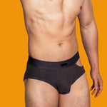 2 Pack Men's Low-Rise Sexy Side-Opening Briefs