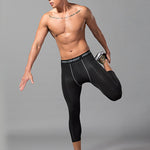 3 Pack Men's Multi-Sport Workout Ready Close-Fitting Comfort Activewear Tights