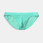 Men's Low Waist Ice Silk Transparent Seamless Bikini