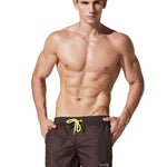 Men’s Neon Drawstring Swim Board Shorts