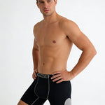 4 Pack Men's Comfy Waistband Workout Ready All-Season Boxer Briefs