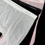 Men's Semi-Transparent Sexy Sporty Seamless Comfort Stretch Midway Briefs